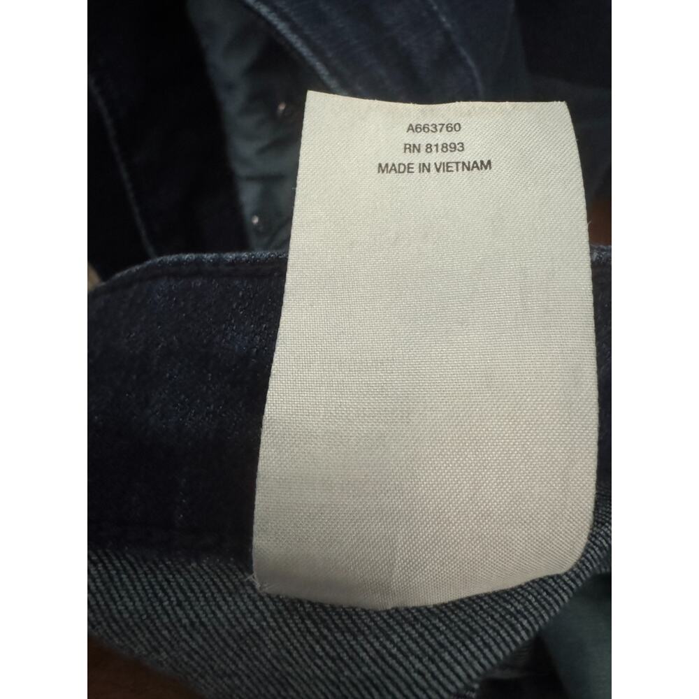BEAUTIFUL by Lawrence Zarian Regular Baby Boot Jean- Indigo Dark Rinse 24 Plus - Picture 6 of 12